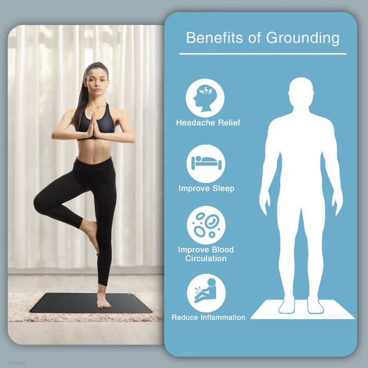 Earthing Mat Groundingmat Multi-Size Grounding Yoga Mat Grounding Gas Small Size Floor Mat Anti-Static