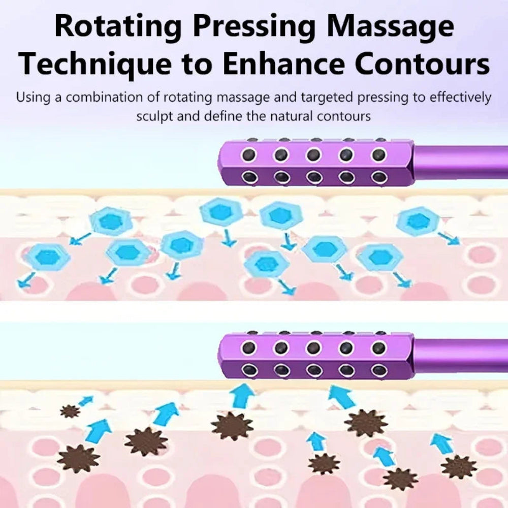 Germanium Face Lifting Roller Beauty Bar Eliminate Edema Facial Massager Lifting Facial Massager Chin Lift up V-Face Slimming