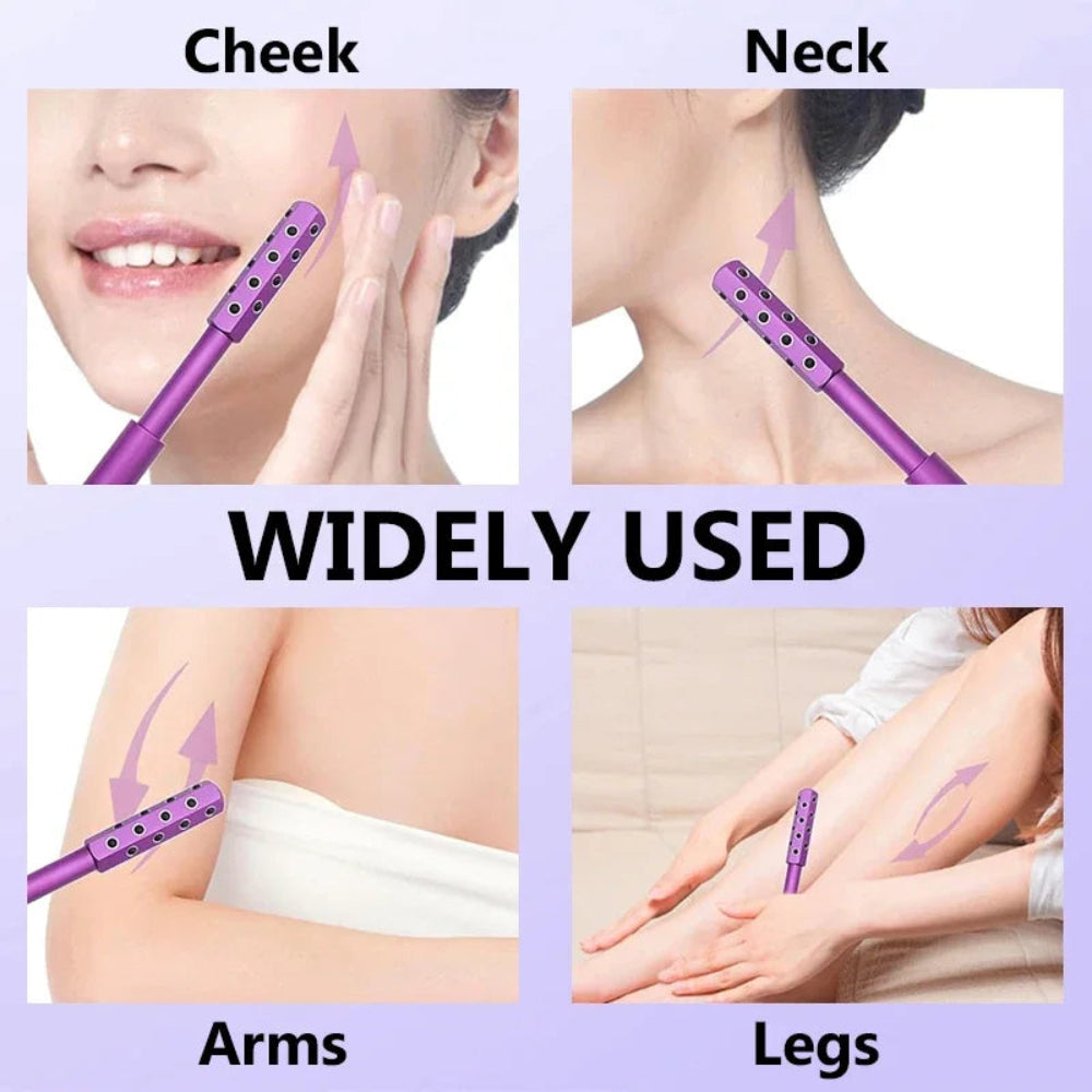 Germanium Face Lifting Roller Beauty Bar Eliminate Edema Facial Massager Lifting Facial Massager Chin Lift up V-Face Slimming