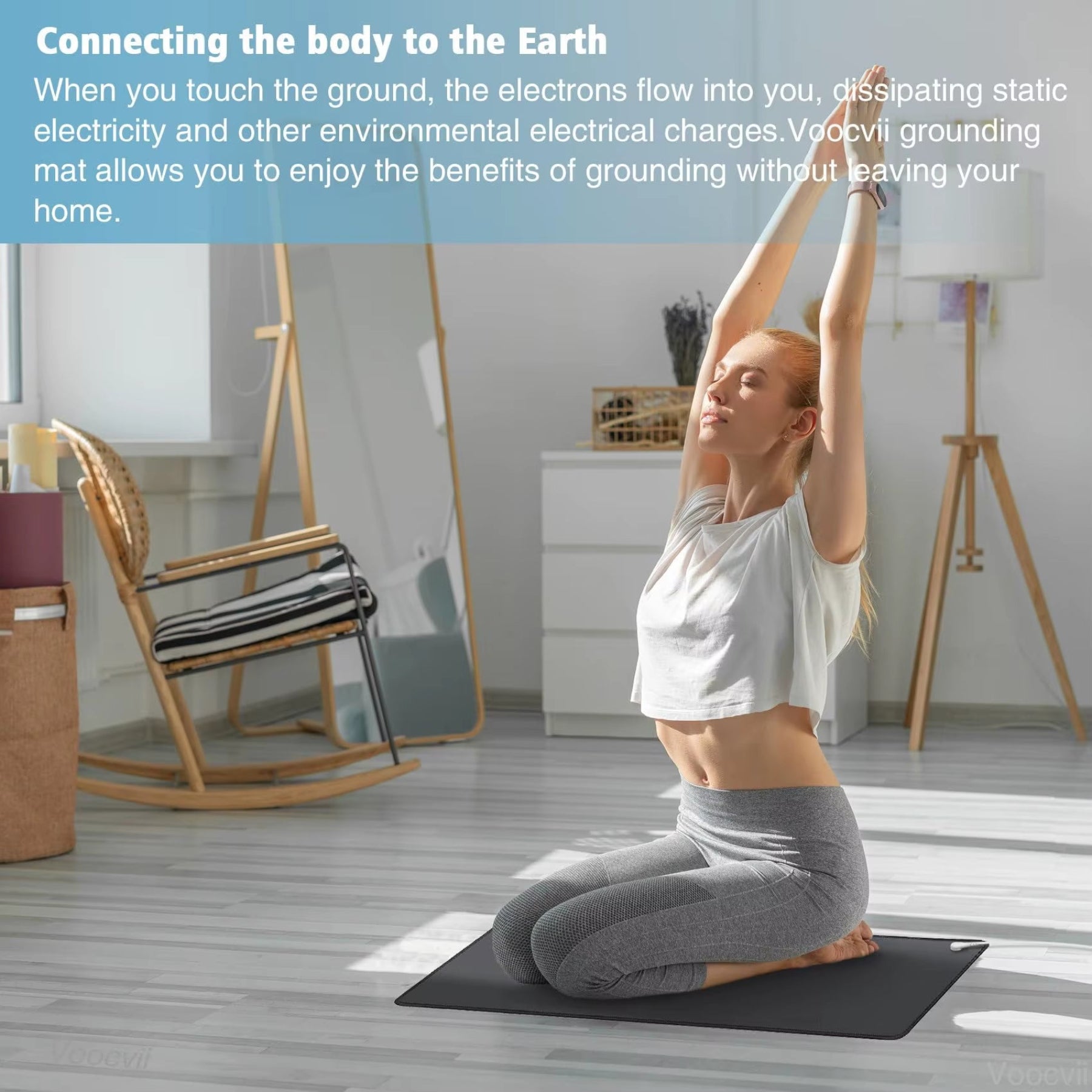 Earthing Mat Groundingmat Multi-Size Grounding Yoga Mat Grounding Gas Small Size Floor Mat Anti-Static